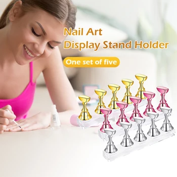5pcs/Set Magnetic Nail Holder False Nail Art Practice Stand Holder Display Acrylic Crystal Nails Showing Shelf Manicure Tools 
5pcs/Set Magnetic Nail Holder False Nail Art Practice Stand Holder Display Acrylic Crystal Nails Showing Shelf Manicure Tools