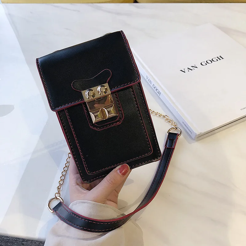 Small Bag Women's 2019 New Style Fashion Verticle Mini Mobile Phone Bag Korean-style Versatile INS Chain Crossbody Bag
Small Bag Women's 2019 New Style Fashion Verticle Mini Mobile Phone Bag Korean-style Versatile INS Chain Crossbody Bag
