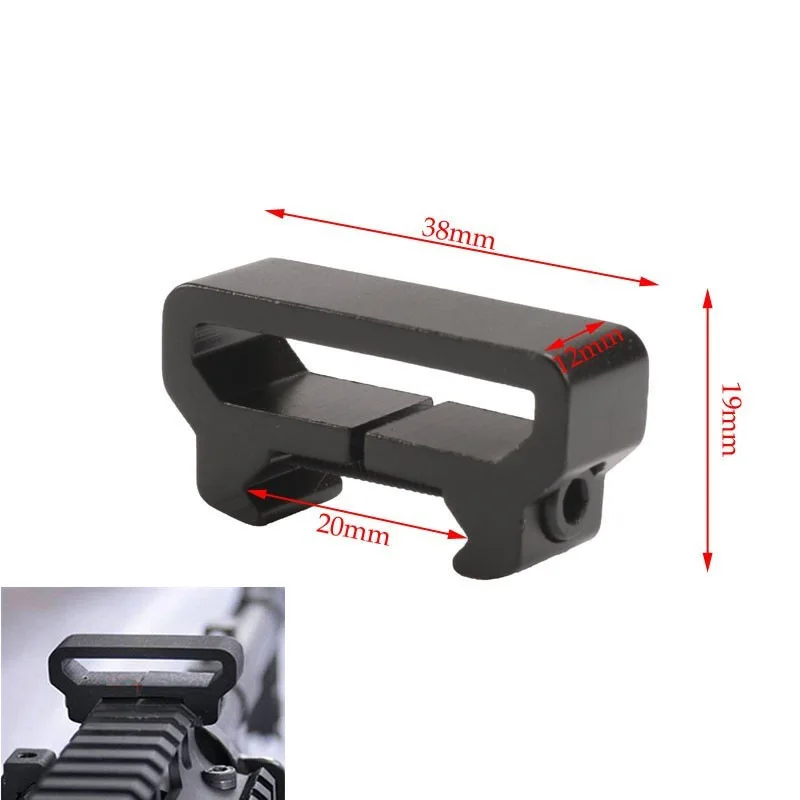 Hunting Tactical Black Tactical Rifle Aluminum Sling Swivel Hook Mount Attachment For 20mm Picatinny Weaver Rail
Hunting Tactical Black Tactical Rifle Aluminum Sling Swivel Hook Mount Attachment For 20mm Picatinny Weaver Rail
