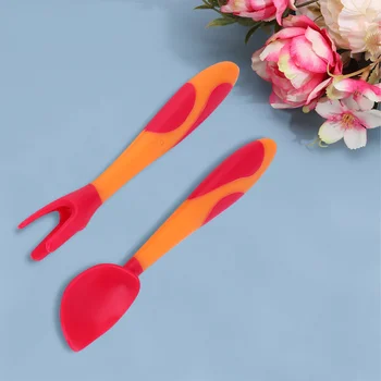 1 Set of Kids Training Tableware Lovely Easy Grip Eating Practice Spoon Fork Utensil for Toddlers (Red)
1 Set of Kids Training Tableware Lovely Easy Grip Eating Practice Spoon Fork Utensil for Toddlers (Red)