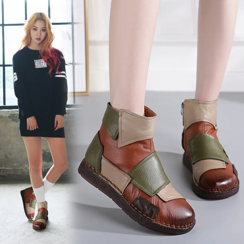 2019 Elegant Bird New Style Genuine Leather Ethnic-Style WOMEN'S Boots Anti-slip Cowhide Short Boots Soft-Sole Martin Boots Wome
2019 Elegant Bird New Style Genuine Leather Ethnic-Style WOMEN'S Boots Anti-slip Cowhide Short Boots Soft-Sole Martin Boots Wome