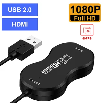 For TV PC Live Streaming Audio USB2.0 To HDMI Video Card Universal Portable Game Recorder 4K 1080P 60fps Home Office
For TV PC Live Streaming Audio USB2.0 To HDMI Video Card Universal Portable Game Recorder 4K 1080P 60fps Home Office