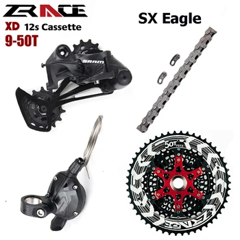 SRAM SX EAGLE MTB Groupset Kit 1x12s Speed 9-50T XD Driver Body 12 speed Trigger Shifter Derailleur Cage Chain ZRACE XD Cassette
SRAM SX EAGLE MTB Groupset Kit 1x12s Speed 9-50T XD Driver Body 12 speed Trigger Shifter Derailleur Cage Chain ZRACE XD Cassette