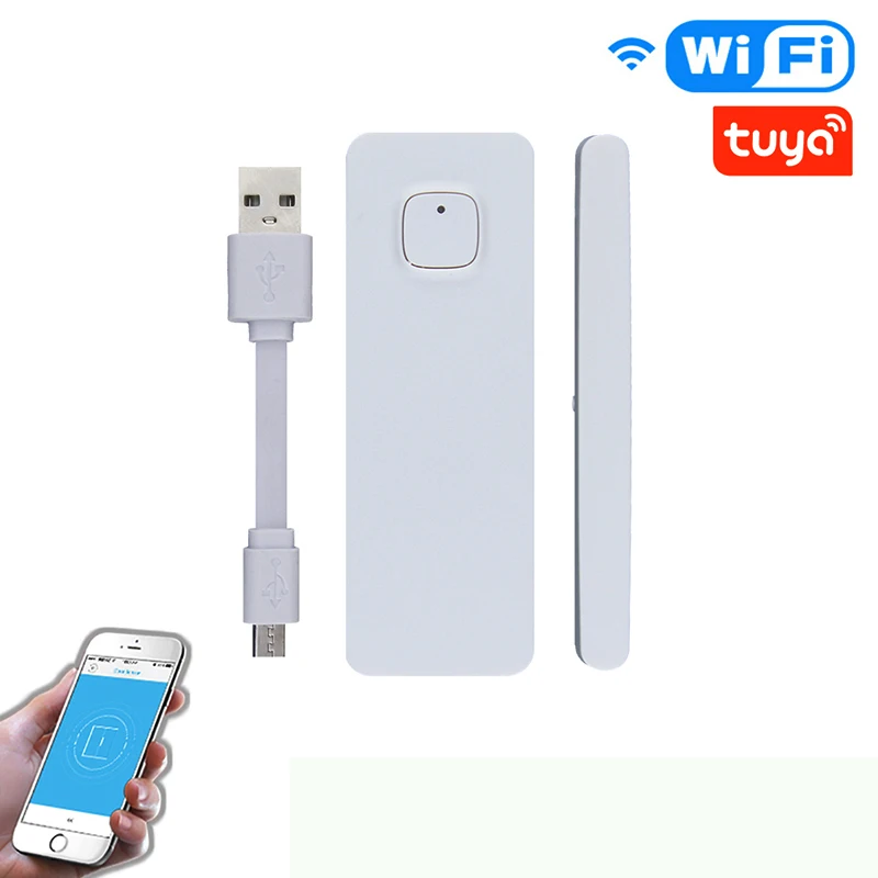Smart Door/Window Sensor WiFi USB Charging APP Notification Alerts Home Alarm Security Detector Work With Alexa Google Home
Smart Door/Window Sensor WiFi USB Charging APP Notification Alerts Home Alarm Security Detector Work With Alexa Google Home