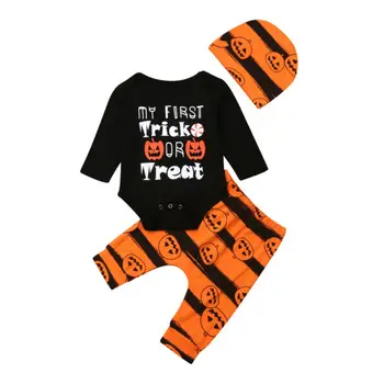 My 1st Halloween Newborn Baby Boy Clothes Tops Romper Pumpkin Pants Outfit Set 2pcs 0-18 months
My 1st Halloween Newborn Baby Boy Clothes Tops Romper Pumpkin Pants Outfit Set 2pcs 0-18 months