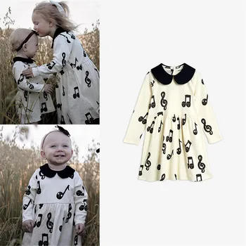 Children Princess Dress Girl Organic Cotton Jersey Girls Soft Dress with Character Musical Notes Print Kids Dresses for Girls
Children Princess Dress Girl Organic Cotton Jersey Girls Soft Dress with Character Musical Notes Print Kids Dresses for Girls