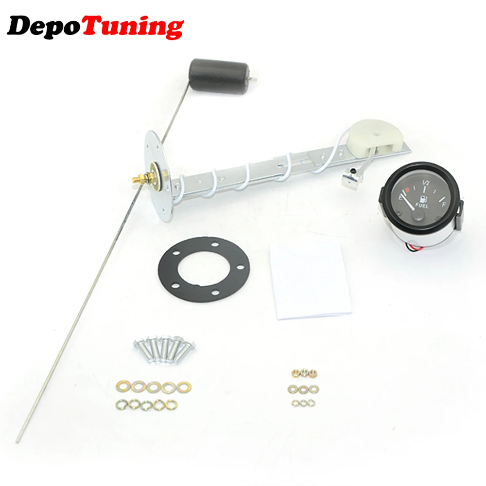 DePoTuning 52mm Black Face Universal Car Fuel Level Gauge Meter With/Without Float Fuel Sensor E-1/2-F Pointer
DePoTuning 52mm Black Face Universal Car Fuel Level Gauge Meter With/Without Float Fuel Sensor E-1/2-F Pointer