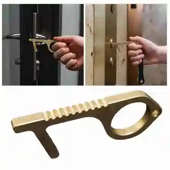 Portable Press Elevator Tool Key Chain Hygiene Hand Antimicrobial Brass EDC Door Opener & Stylus Key Chain
Portable Press Elevator Tool Key Chain Hygiene Hand Antimicrobial Brass EDC Door Opener & Stylus Key Chain