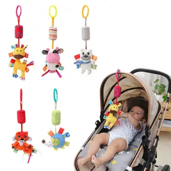 Newborn Baby Plush Stroller Toys Baby Rattles Mobiles Cartoon Animal Hanging Bell Educational Baby Toys 0-12 Months Speelgoed
Newborn Baby Plush Stroller Toys Baby Rattles Mobiles Cartoon Animal Hanging Bell Educational Baby Toys 0-12 Months Speelgoed