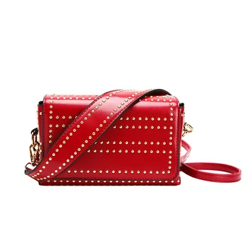 Luxury Leather Handbags Women Bags Large Capacity Chain Bag Hasp Messenger Bag Rivet Shoulder Small Square Pack sac main femme
Luxury Leather Handbags Women Bags Large Capacity Chain Bag Hasp Messenger Bag Rivet Shoulder Small Square Pack sac main femme