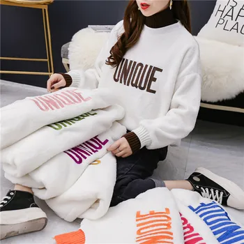 2019 new autumn fashion Plush women's autumn winter coat top hoodies clothes kawaii sweatshirt women llama clothes harajuku 
2019 new autumn fashion Plush women's autumn winter coat top hoodies clothes kawaii sweatshirt women llama clothes harajuku