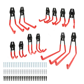 12pcs Mixed Size Hooks for Hanging Heavy Duty Storage Hanging Hooks Garage Wall Mounted Brackets Hook Durable Tools Storage Hook
12pcs Mixed Size Hooks for Hanging Heavy Duty Storage Hanging Hooks Garage Wall Mounted Brackets Hook Durable Tools Storage Hook