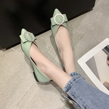 Shoes Woman Comfortable And Elegant Shallow Mouth Buckle Female Footwear 2020 Fashion Women's Casual Sneaker Pointed Toe
Shoes Woman Comfortable And Elegant Shallow Mouth Buckle Female Footwear 2020 Fashion Women's Casual Sneaker Pointed Toe