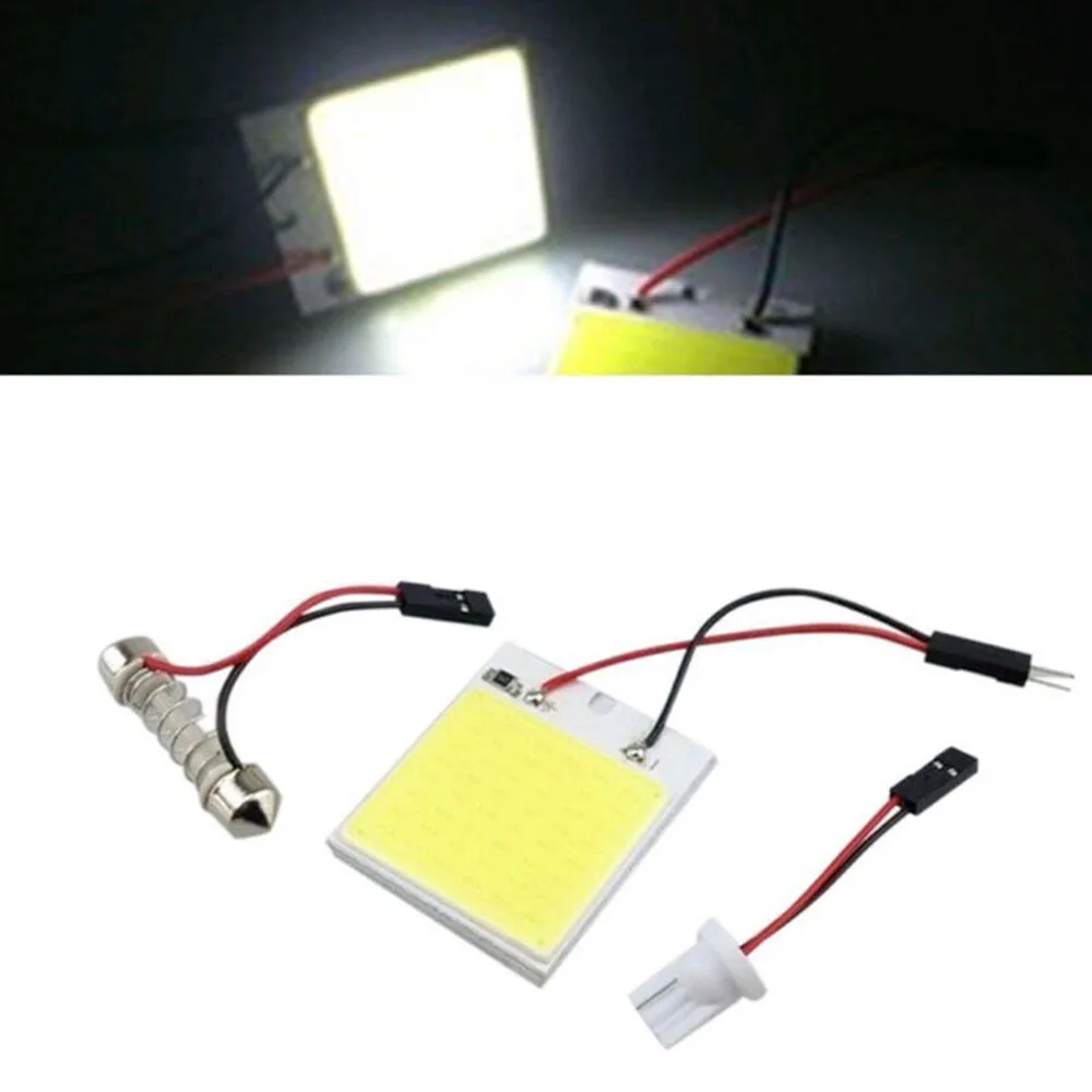 1x T10 48SMD 4W 12V COB LED White Car Interior Dome Panel Light Reading Lamp Universal Automotive Lights Protect The Eye-sight
1x T10 48SMD 4W 12V COB LED White Car Interior Dome Panel Light Reading Lamp Universal Automotive Lights Protect The Eye-sight