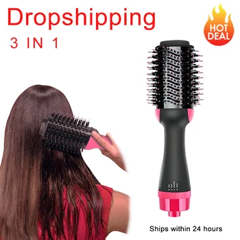One Step Hair Dryer & Volumizer Hot Air Styling Professional 3 IN 1 Brush Blow Straight&Curls Salon Electric Hairdryer Brush
One Step Hair Dryer & Volumizer Hot Air Styling Professional 3 IN 1 Brush Blow Straight&Curls Salon Electric Hairdryer Brush