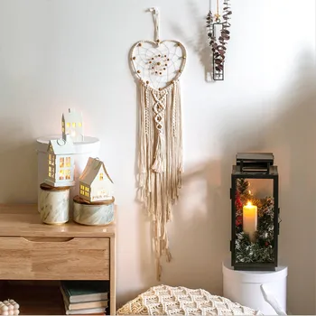 Hot Macrame Heart Wall Hanging Tapestry Wall Decor Bohemian Chic Woven Home Decoration Tassels Wedding Decor Ornament
Hot Macrame Heart Wall Hanging Tapestry Wall Decor Bohemian Chic Woven Home Decoration Tassels Wedding Decor Ornament