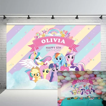 Customized My Little Pony Backdrop Birthday Party Rainbow Event Photo Backdrop Photography Baby 1st Birthday Banner
Customized My Little Pony Backdrop Birthday Party Rainbow Event Photo Backdrop Photography Baby 1st Birthday Banner