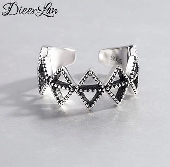 Personality Fashion Vintage 925 Sterling Silver Geometric Rings For Women Punk Thai Silver Resizable Rings
Personality Fashion Vintage 925 Sterling Silver Geometric Rings For Women Punk Thai Silver Resizable Rings