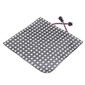 16x16CM WS2812 256 Pixels Digital Ma trixs LED Module Strip 13Keys Remote Control DC Controller DC5V Flexibility Decor Backlight
16x16CM WS2812 256 Pixels Digital Ma trixs LED Module Strip 13Keys Remote Control DC Controller DC5V Flexibility Decor Backlight