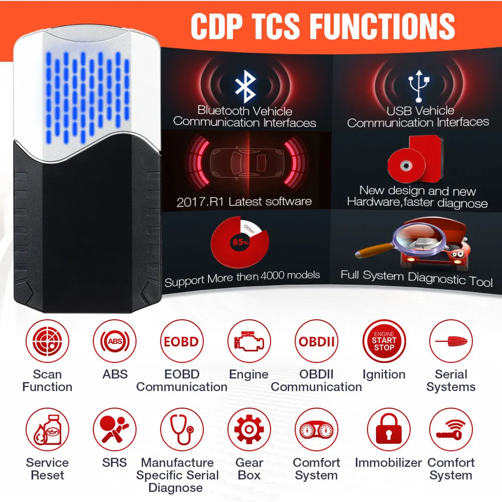 2016 00 keygen 2017. R3 CDP TCS V3.0 плата OBD2 автомобильный Грузовик tcs cdp NEC Реле Bluetooth obd ii сканер