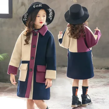 Girls Woolen Coat 2020 New Winter Children Woolen Windbreaker Girls Fashion Outwear Girls Coat Jacket Warm Patchwork Jacket
Girls Woolen Coat 2020 New Winter Children Woolen Windbreaker Girls Fashion Outwear Girls Coat Jacket Warm Patchwork Jacket