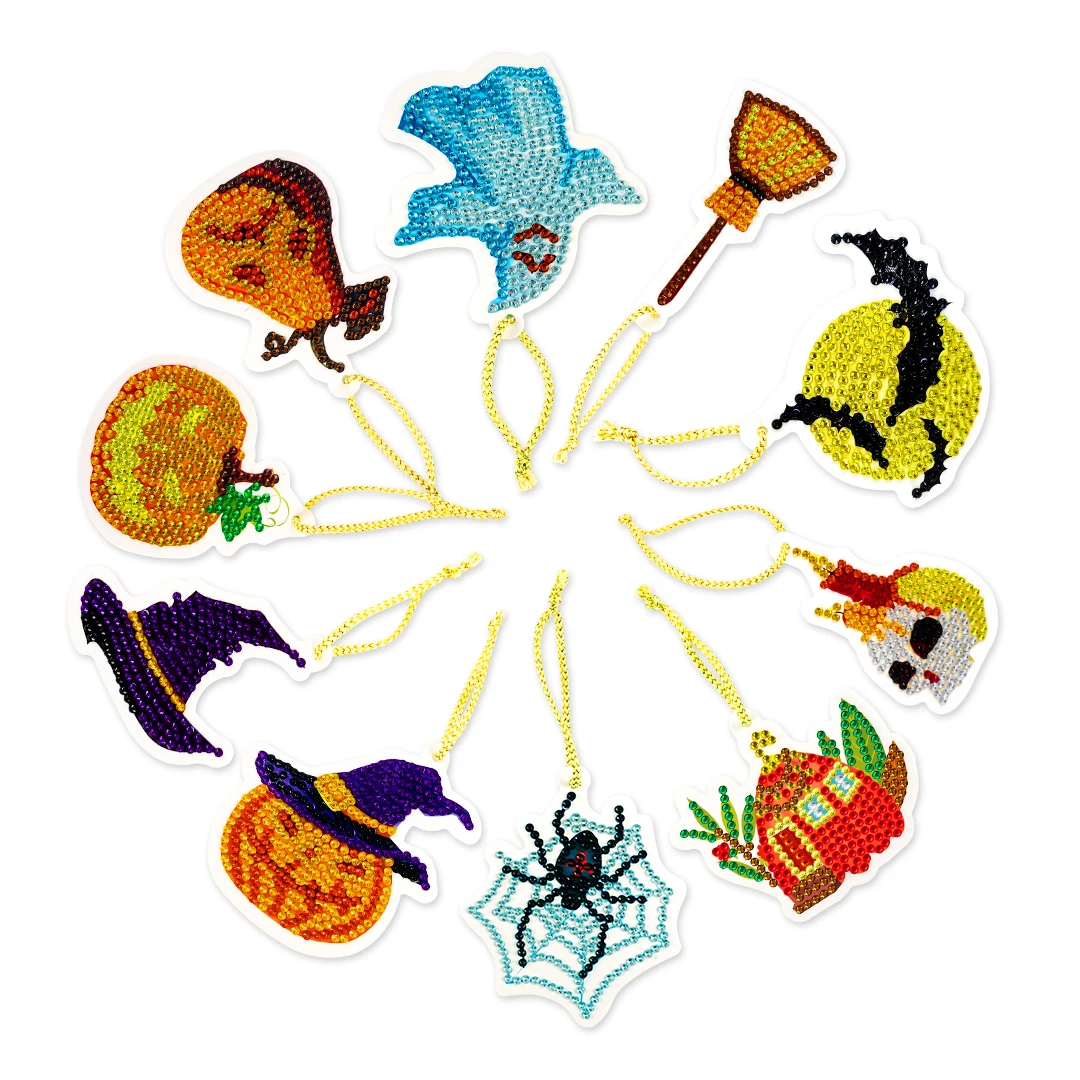 Tag Card 10 DIY Подвески с алмазной сумкой ручной работы из смолы алмазная картина