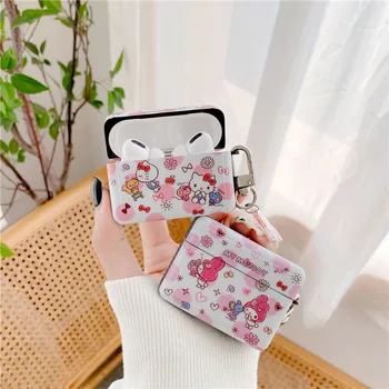 Cute Hello Kitty Cat Earphone Case ForAirpods 1 2 3 My Melody Wireless Bluetooth Earphone Cover for Airpods Pro Case Keyring 
Cute Hello Kitty Cat Earphone Case ForAirpods 1 2 3 My Melody Wireless Bluetooth Earphone Cover for Airpods Pro Case Keyring