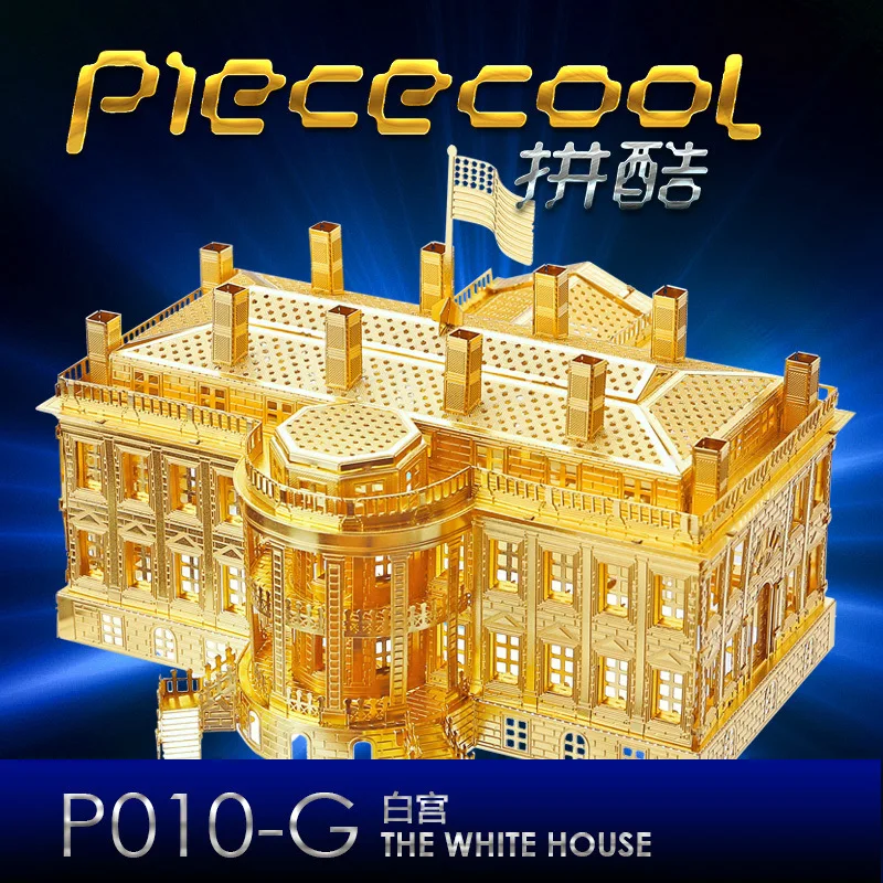 Piececool Metal DIY Architecture Assembled Model 3D Nanometer Jigsaw Puzzle America White House Silver
Piececool Metal DIY Architecture Assembled Model 3D Nanometer Jigsaw Puzzle America White House Silver