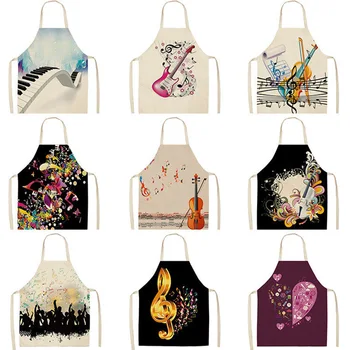 1Pc Musical Note Pattern Kitchen Aprons for Woman and Man Dinner Party Cooking Cotton Linen Bibs Cleaning Tools 53*65cm
1Pc Musical Note Pattern Kitchen Aprons for Woman and Man Dinner Party Cooking Cotton Linen Bibs Cleaning Tools 53*65cm