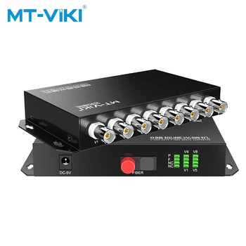 MT-VIKI Monitoring video fiber optic transceiver 8-channel BNC optical transceiver FC port 20 kilometers transmission MT-BF108 
MT-VIKI Monitoring video fiber optic transceiver 8-channel BNC optical transceiver FC port 20 kilometers transmission MT-BF108