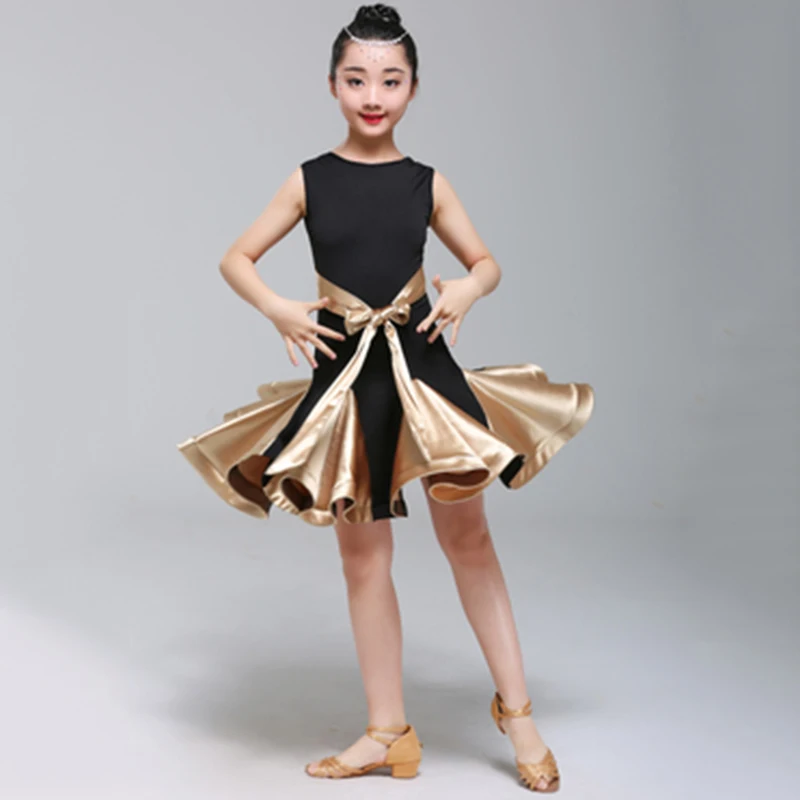 Детское танцевальное платье для латиноамериканских танцев Современные Бальные