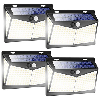 Solar Lights Outdoors 208 LED/3 Modes, Motion Sensor Night Lights for Garden, Fence, Patio, Garage and Stairs (4 Pack)
Solar Lights Outdoors 208 LED/3 Modes, Motion Sensor Night Lights for Garden, Fence, Patio, Garage and Stairs (4 Pack)