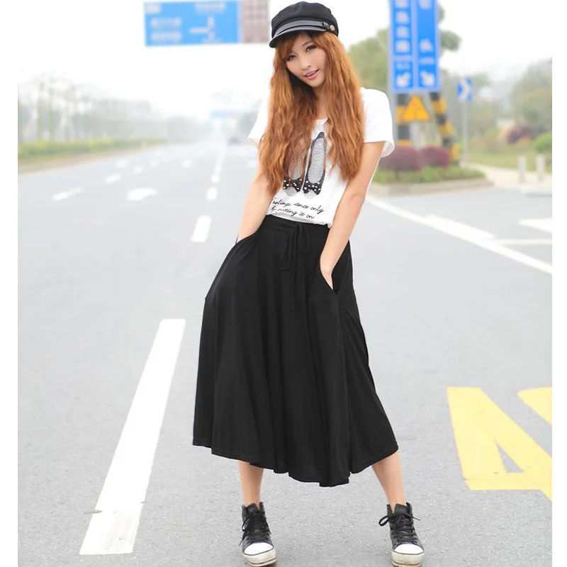 2018 Spring And Summer New Style Modal High Waist Skirt Women's OL Lace-up Elastic Waist A- line Long Skirts Big Hemline Full Sk
2018 Spring And Summer New Style Modal High Waist Skirt Women's OL Lace-up Elastic Waist A- line Long Skirts Big Hemline Full Sk