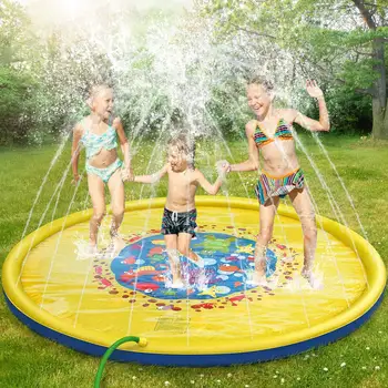 Splash Pad Burst Sprinkle Splash Play Mat Sprinkler for Kids Boys Girls Fun Splash Play Mat Summer Outdoor Sprinkler Pad Party
Splash Pad Burst Sprinkle Splash Play Mat Sprinkler for Kids Boys Girls Fun Splash Play Mat Summer Outdoor Sprinkler Pad Party