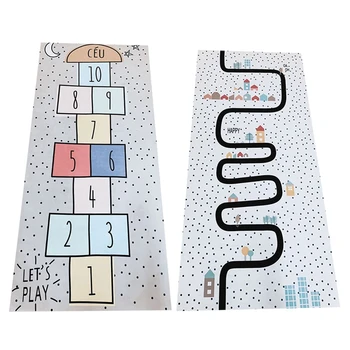 Nordic Baby Hopscotch Game Mat Kids Activity Play Gym Mats Children Infant Adventure Road Rugs Crawling Carpet for Children Room
Nordic Baby Hopscotch Game Mat Kids Activity Play Gym Mats Children Infant Adventure Road Rugs Crawling Carpet for Children Room