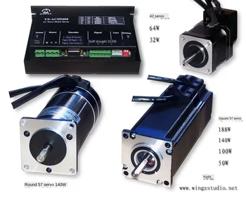 57 (50w 100w 140w 188w) / 42 (32w 64w) Brushless Servo Motor DC Servo Driver AC Servo Drive Engraving Machine Servo
57 (50w 100w 140w 188w) / 42 (32w 64w) Brushless Servo Motor DC Servo Driver AC Servo Drive Engraving Machine Servo