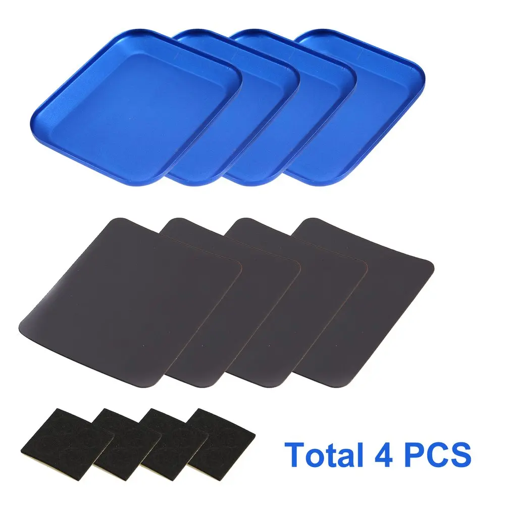 4pcs Aluminum Alloy Screw Tray with Magnetic Storage Tray for RC Model Disk Model Crawler Tool Screw Plate
4pcs Aluminum Alloy Screw Tray with Magnetic Storage Tray for RC Model Disk Model Crawler Tool Screw Plate
