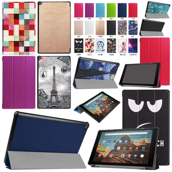 Magnetic Smart Case Flip Stand Leather Cover Funda Capa For Amazon Kindle Fire HD10 2019 2017 Generation Tablet Coque +Film +Pen
Magnetic Smart Case Flip Stand Leather Cover Funda Capa For Amazon Kindle Fire HD10 2019 2017 Generation Tablet Coque +Film +Pen