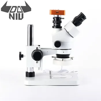DANIU 21MP 2K HD USB Microscope Camera 56 LED Light Trinocular Stereo Microscope Zoom 7X-45X Repair Microscope For PCB Soldering
DANIU 21MP 2K HD USB Microscope Camera 56 LED Light Trinocular Stereo Microscope Zoom 7X-45X Repair Microscope For PCB Soldering