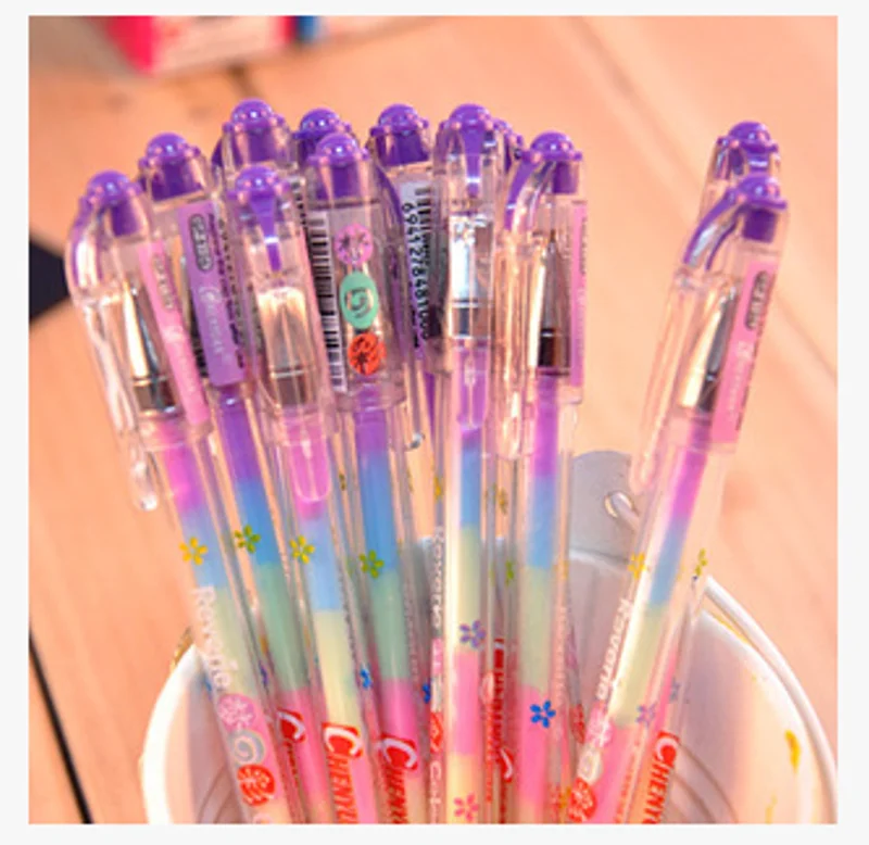 1 pcs Photo Album Props Rainbow Segmented Colorful Gel Ink Pens for Kids DIY Black Cards Scrapbook Photo Album Props Album MG
1 pcs Photo Album Props Rainbow Segmented Colorful Gel Ink Pens for Kids DIY Black Cards Scrapbook Photo Album Props Album MG