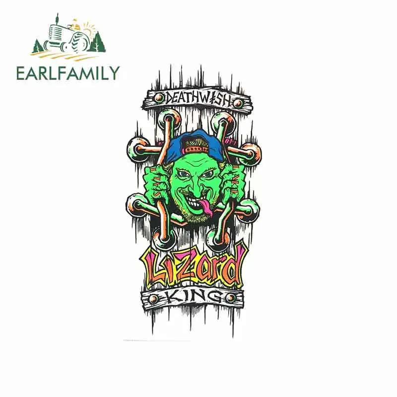 EARLFAMILY 13cm x 6.6cm for DEATHWISH Lizard King Logo Car Stickers Vinyl JDM Bumper Trunk Truck Graphics Bumper Windows Decal
EARLFAMILY 13cm x 6.6cm for DEATHWISH Lizard King Logo Car Stickers Vinyl JDM Bumper Trunk Truck Graphics Bumper Windows Decal