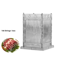 114 Strings/Box Meat Skewer Kebab Maker Machine Beef Meat Maker Grill Barbecue Kitchen Accessories Tools
114 Strings/Box Meat Skewer Kebab Maker Machine Beef Meat Maker Grill Barbecue Kitchen Accessories Tools