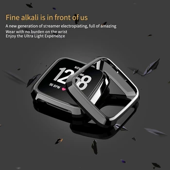 Soft TPU Protection Case Cover For Fitbit Versa Smart Watch Silicone Screen Protector Cover Full wrap of fall-proof watch case
Soft TPU Protection Case Cover For Fitbit Versa Smart Watch Silicone Screen Protector Cover Full wrap of fall-proof watch case