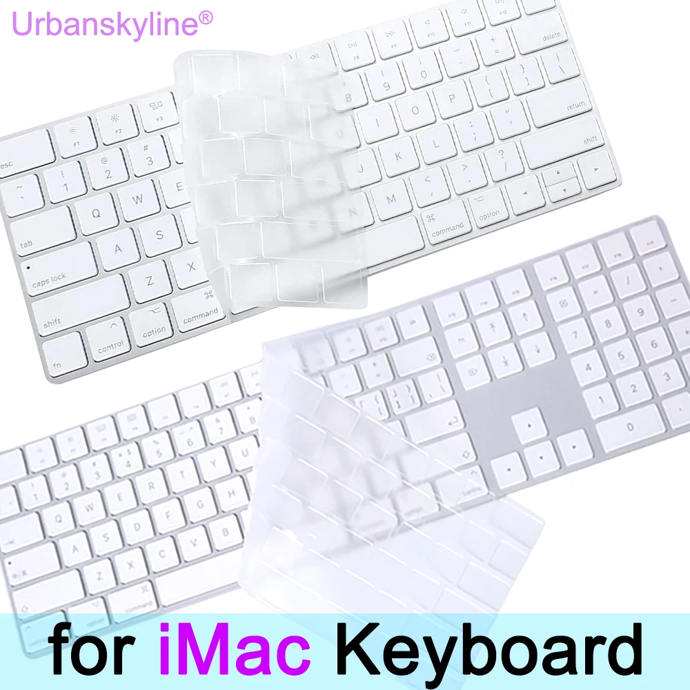Чехол для клавиатуры Для iMac Magic A1314 A1644 A1843 A1243 беспроводной силиконовый защитный