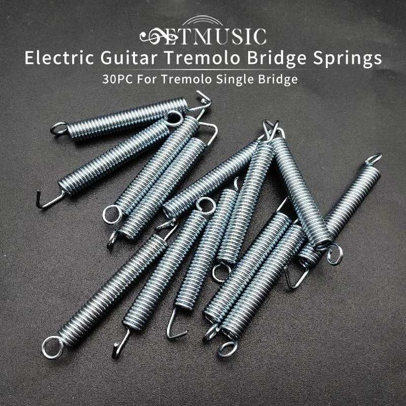 Электрогитары с тремоло-Бридж, 30 шт., пружины для Tremolo Bridge Single Tremolo Bridge, запчасти для гитары
Электрогитары с тремоло-Бридж, 30 шт., пружины для Tremolo Bridge Single Tremolo Bridge, запчасти для гитары