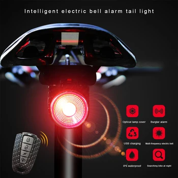 USB Charge Bicycle Rear Light+Anti-theft Alarm Bell Wireless Remote Control LED Taillight Bike Finder Lantern Horn Siren Warning
USB Charge Bicycle Rear Light+Anti-theft Alarm Bell Wireless Remote Control LED Taillight Bike Finder Lantern Horn Siren Warning