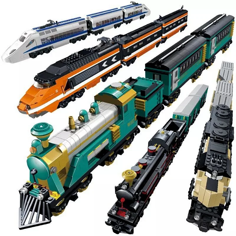 KAZI Building Blocks City Power-Driven Diesel railway rc Train Cargo hot Tracks Model car High-tech truck Toys for Children
KAZI Building Blocks City Power-Driven Diesel railway rc Train Cargo hot Tracks Model car High-tech truck Toys for Children