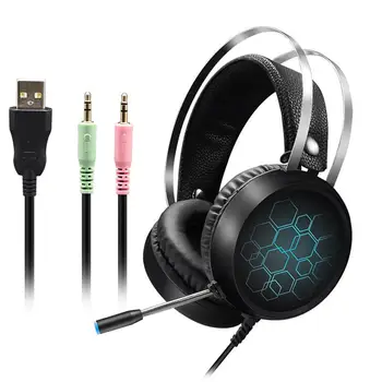 7.1 Gaming Headset Headphones with Microphone for PC Computer for Xbox One Professional Gamer Surround Sound RGB Light
7.1 Gaming Headset Headphones with Microphone for PC Computer for Xbox One Professional Gamer Surround Sound RGB Light