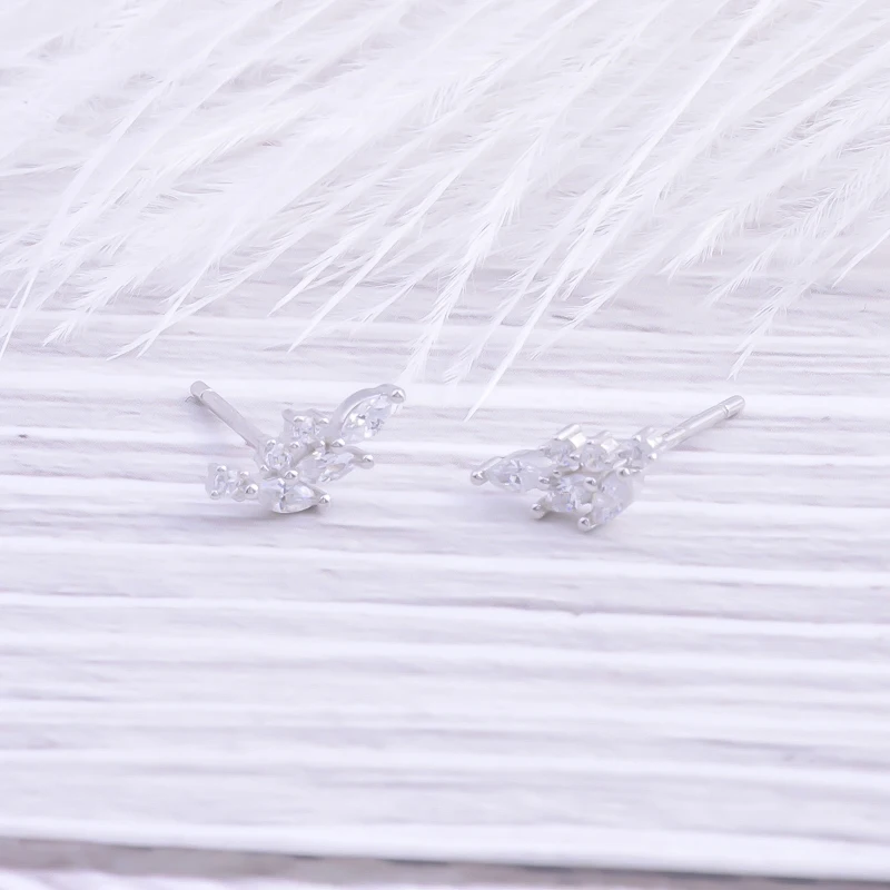 silver earrings