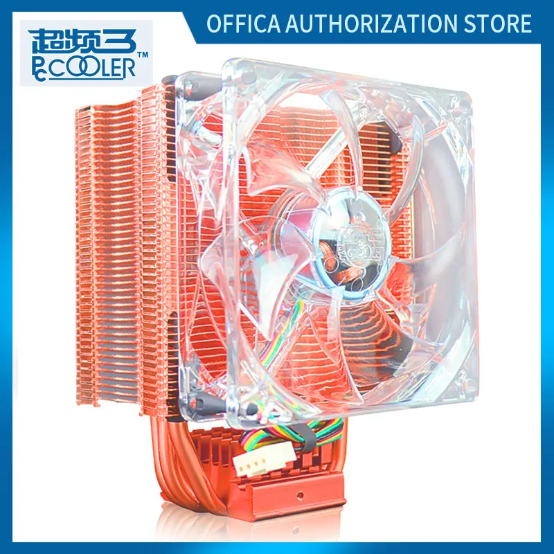 Pccooler CPU Heat Sink Pure Copper Heat Sink 3 Heat Pipe 90mm Silent Fan 12v Processor For Intel LGA 1155/2011/1366 AMD AM4 /AM3
Pccooler CPU Heat Sink Pure Copper Heat Sink 3 Heat Pipe 90mm Silent Fan 12v Processor For Intel LGA 1155/2011/1366 AMD AM4 /AM3